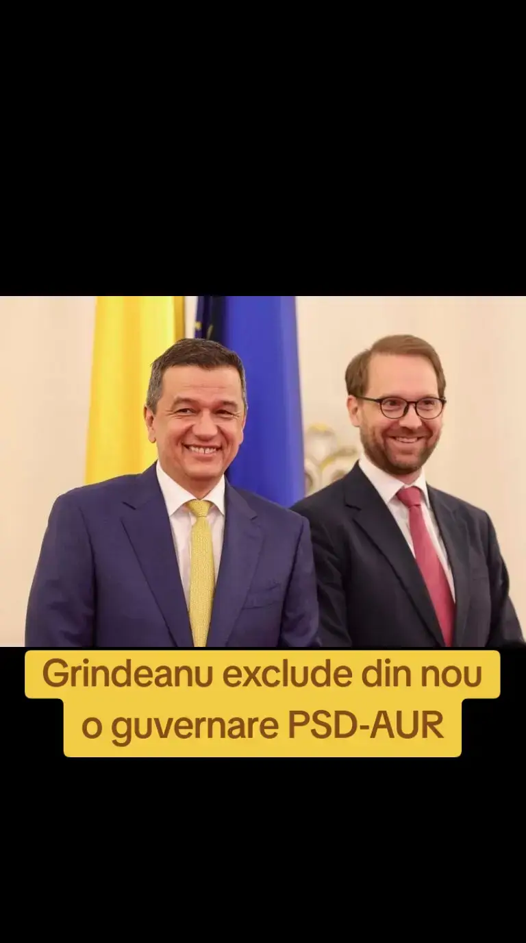 Sorin Grindeanu a afirmat că social-democrații nu intenționează să formeze un guvern cu AUR, subliniind că guvernul actual va continua până în martie 2027, conform protocolului coaliției. Întrebat despre o posibilă colaborare cu AUR, el a răspuns clar: 