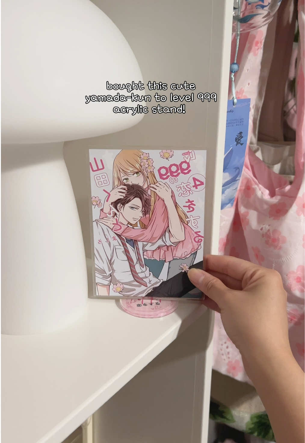 got the cutest yamada-kun to lvl 999 acrylic stand! 🤭💕 #Vlog #videodiary #shoujogirl #sliceoflife #fypツ 