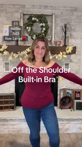 I’m a 36 D natural for reference. Mindblown♥️#nobraneeded #klassynetwork #builtinbra #offtheshoulder #brami 