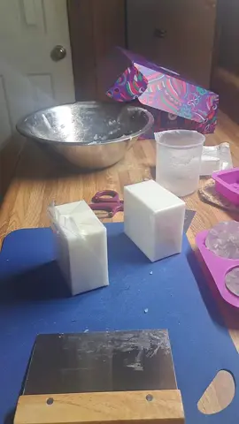 lavender scented soap block 🧼🥰🪻 #soapmaking #newadventures #custom #fyp 