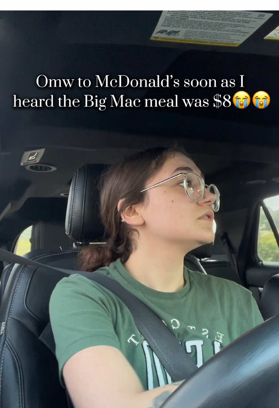 On my way to get that $8 Big Mac meal like it’s a luxury dinner date 🍔💸😂  #momlife #treatyourself #fastfoodrun #bigmac #relatablemom