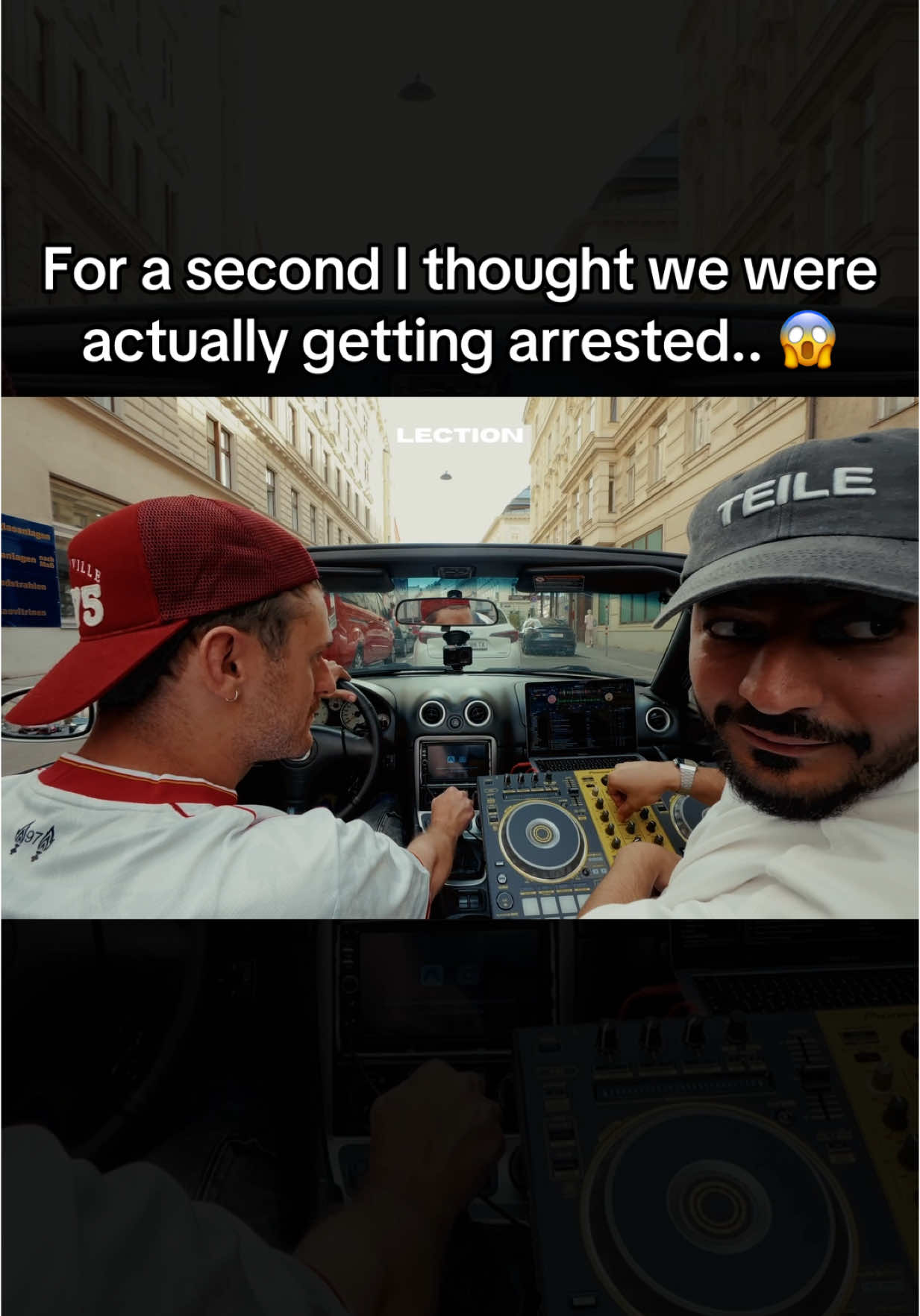 His face when he realized it’s just the edit 😅🙂‍↔️ @LECTION  #wien #vienna #ajay #polizei #police #remix #edit #kuduro #afrobeat #dembow #party #car #verhaftet #arrested #gta #gta6 #transition  @VIENCA 