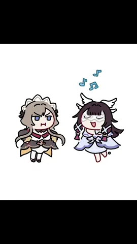 sandrone and columbina 🎶 #sandrone #columbina #GenshinImpact 