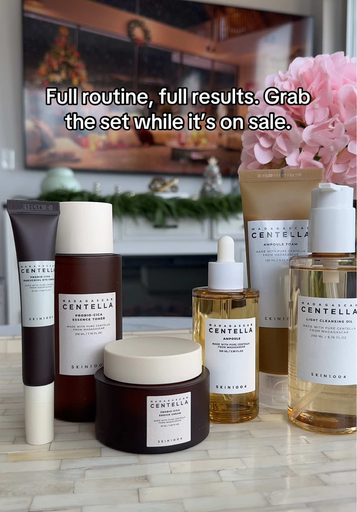 6 steps to calmer, glowing skin. Cleanse, tone, soothe, and seal with the SKIN1004 Centella ritual set. Luxury feel, everyday results. @SKIN1004 US  #SkincareRoutine #Centella #GlowingSkin #mia_Manhattan_ny #TikTokMadeMeBuyIt