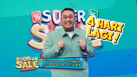 4 Hari lagi!! 🛒🛍️ Menuju pesta belanja paling seru! Saksikan program terbaru 