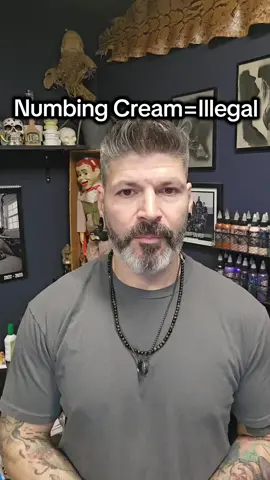 NO NUMBING CREAM...unless you've got a doctor's note #tattootok #breakingnews  #tattoocommunity #tattoo 