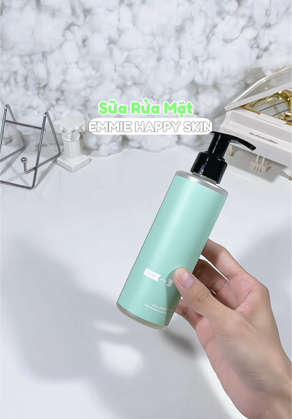 Sửa rửa mặt cho da dầu, dầu mụn Emmie Happy Skin #emmiebyhappyskin #suaruamat #suaruamatdadaumun #skincare #unbox 