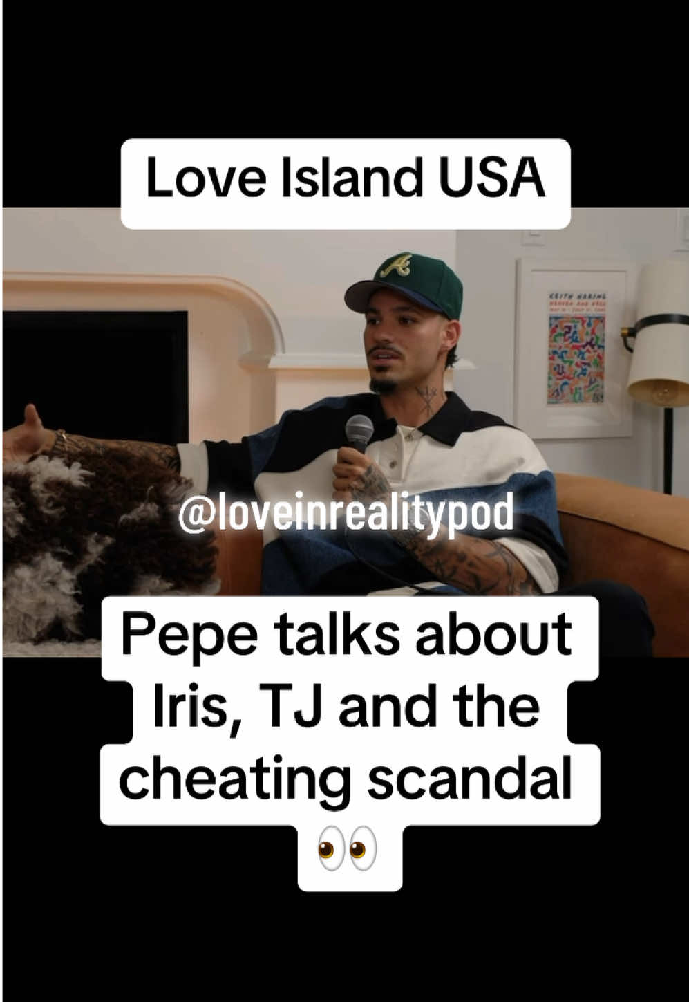 👀 #LoveIsland #loveislandusa #pepe #iris #fyp Podcast: Sorry We’re Cyrus