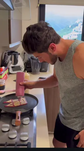 Si quedaron los Pancakes de Bluey #samuel #chef #desayuno #viral #fyp