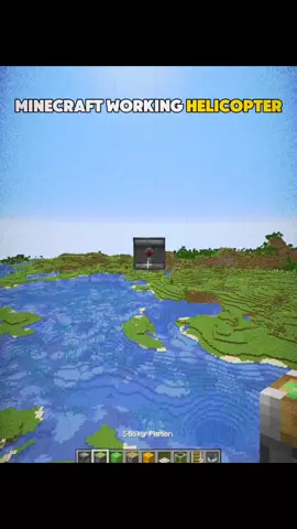 Minecraft working helicopter moment #Minecraft 