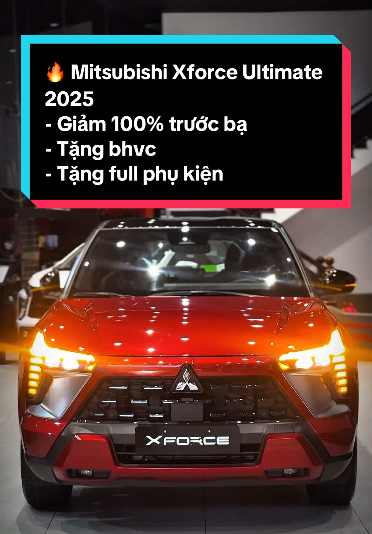 🔥 Mitsubishi Xforce Ultimate 2025, Giảm 100% trước bạ, Tặng bhvc, Tặng full phụ kiện,…Xem xe hcm. Đủ màu giao ngay.  #mitsubishi #xforce #xforceultimate #xforceglx #xforcepremium 