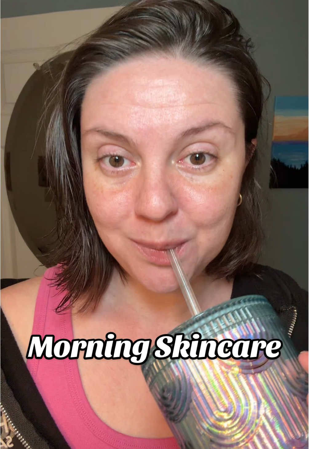I always feel the need to explain that rubbing my skin at all, even if there was no product used, does make it more red at least temporarily. I don’t want anyone to think any of these products are causing me irritation! @laneige_us @byoma @INNBEAUTY PROJECT @Gopure #beauty #BeautyTok #skincare #morningskincareroutine #over40skincare 