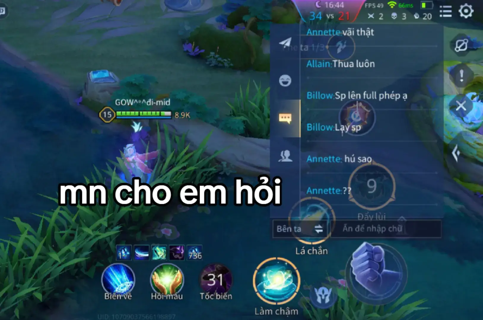 giải đáp hộ tui vs 😭  #xuhuongggggggggggggggggggggg #creator_tiemnang #aov #lienquanmobile_garena #annett 