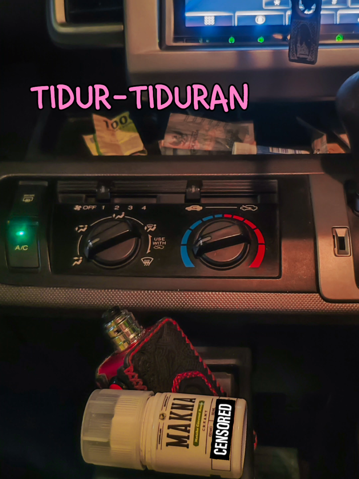 tidur-tiduran 🐒  #dailysetup #maknamatch #maknav4 #fyp #foryou