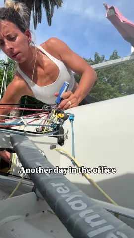 Another day, another project!  Working towards LA 28!  #la28 #sailing #training #athletes 