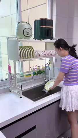 Kệ đựng bát đĩa tiện lợi #kebatdia #kedungbatdia 