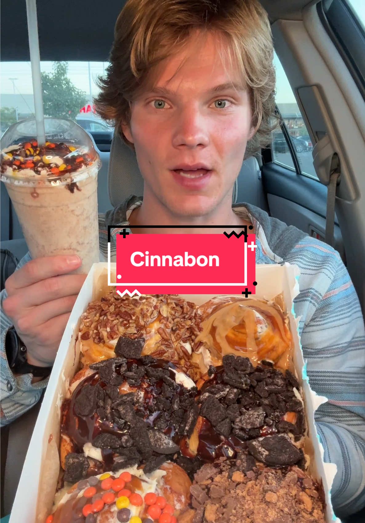 @Cinnabon Has The Best Buns #fyp #cinnamonroll #food #eating #mukbang 