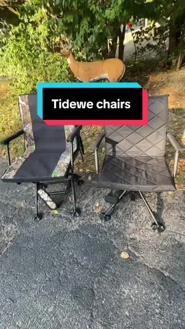 Which chair is best for you? Tidewe 360 degree swivel chairs  #hunting #huntingtok #deerhunt #tidewe #tiktokshopcreatorpicks 