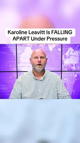 Karoline Leavitt Is FALLING APART Under Pressure #donaldtrump #karolineleavitt #fyp 