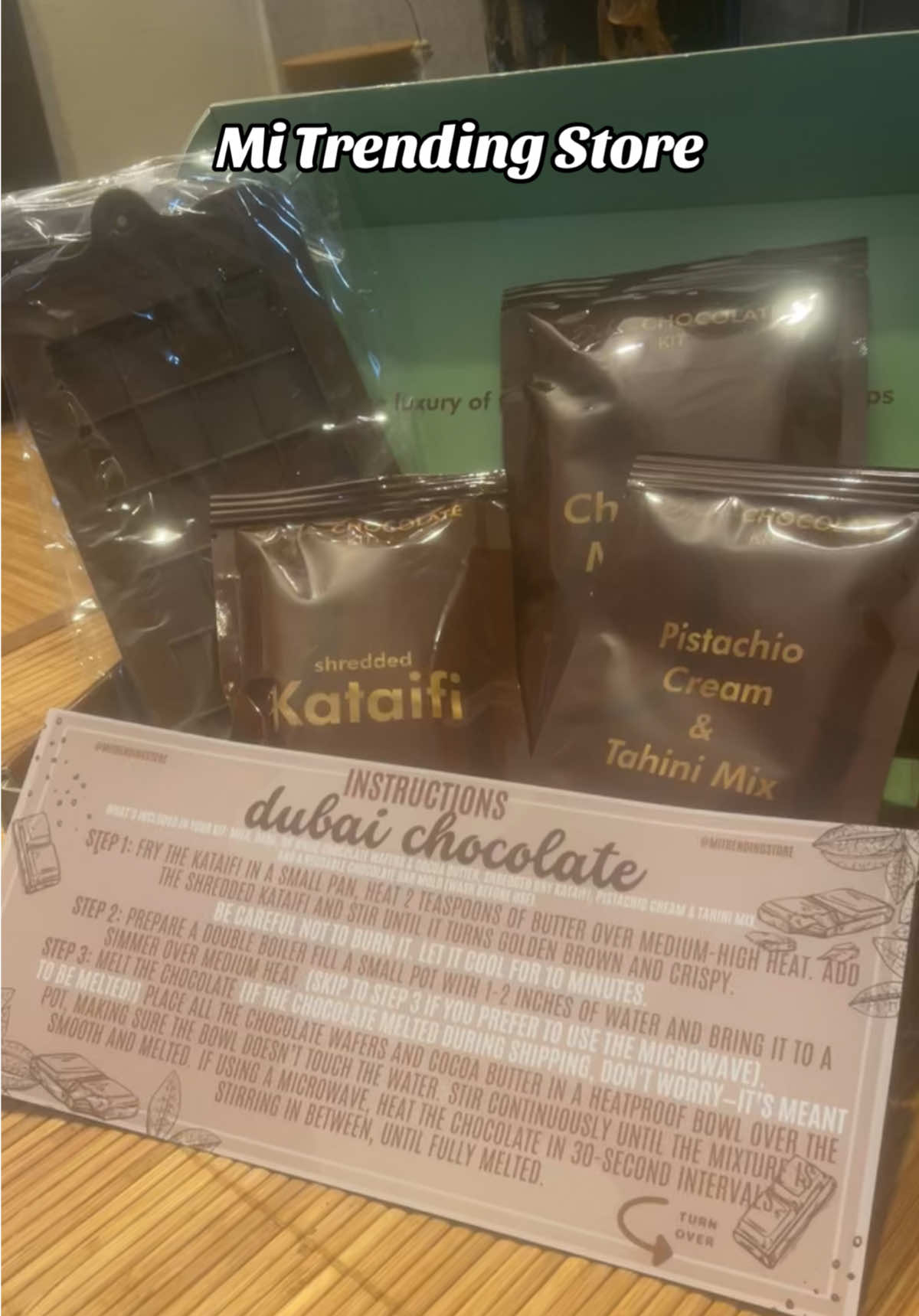 #tiktokshop #viral #kit #pistachiochocolate #fyp 