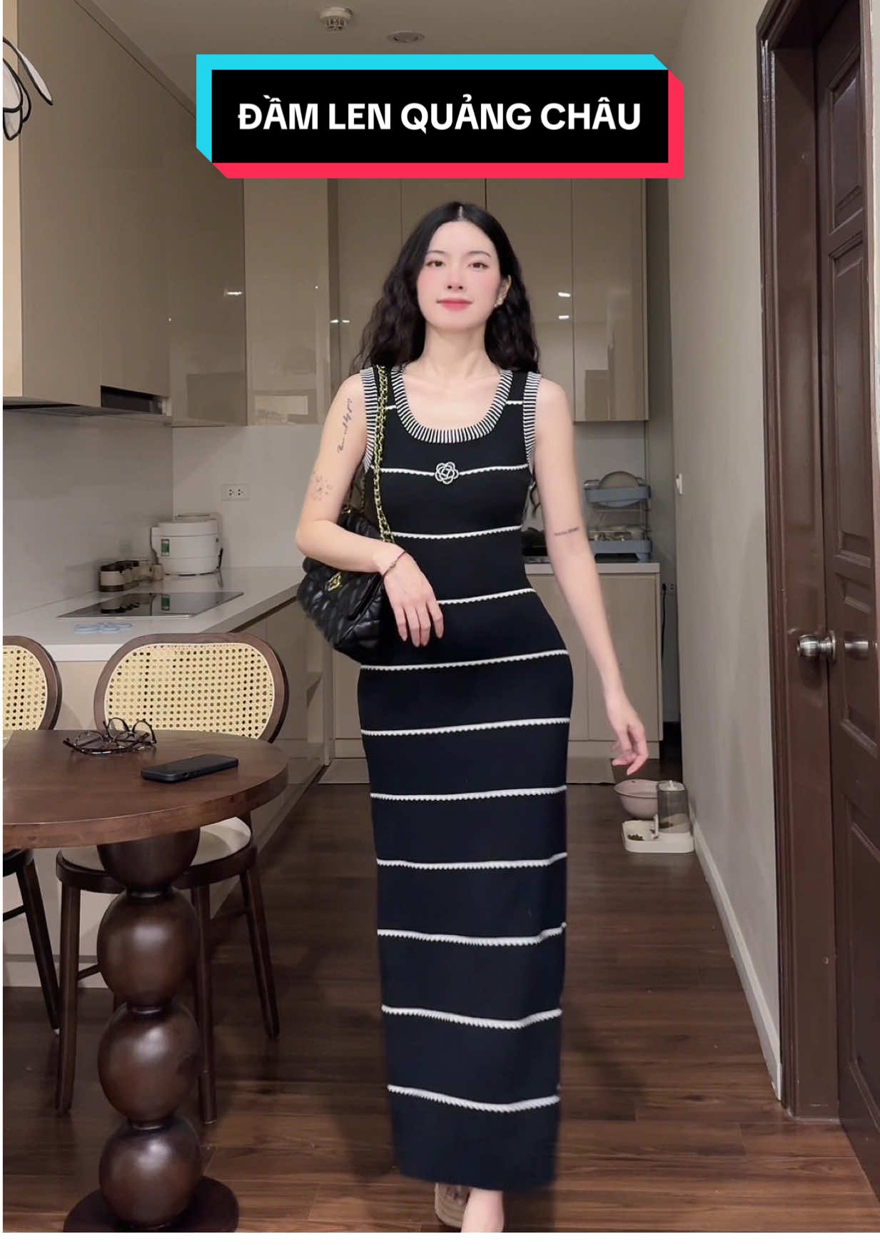 Đầm len quảng châu chất đẹp #nanakimdua 