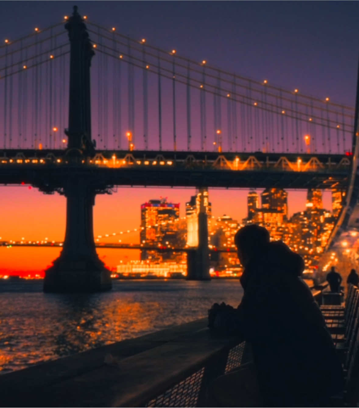 new york is a feeling #cinematic #filmmaking #travel #sunset #nyc 