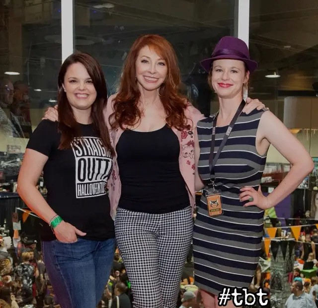 You guys know I love sharing some fun throwbacks during the Fall season so I’m pretty sure this pic qualifies 😏 I was honored to meet @Elvira at @Midsummer Scream  yeaaaars ago, and we got a great pic w/#thorabirch who also knows a thing or two about the Halloween season 🎃 #tbt
