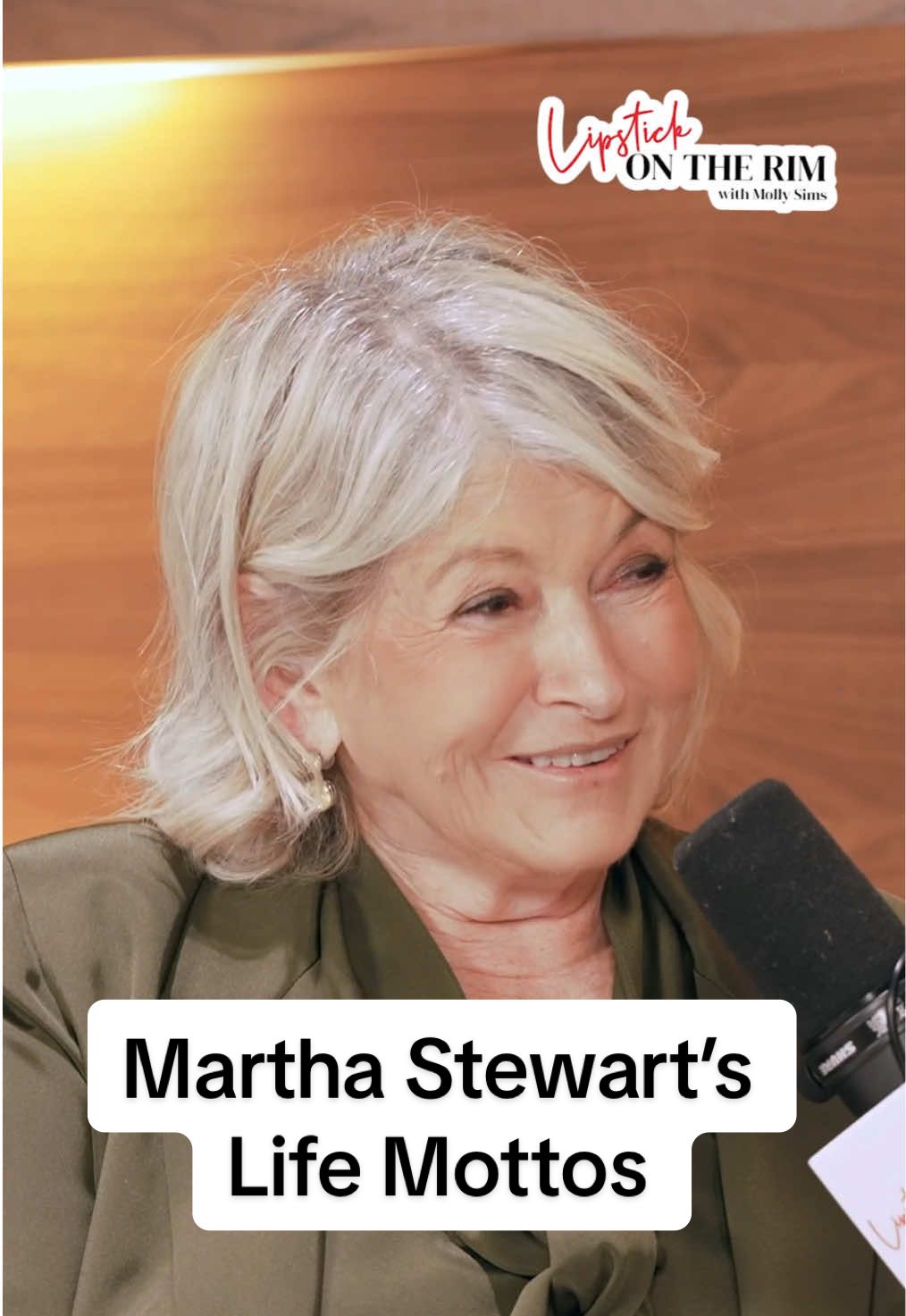 Martha mottos to live by. ❤️ #marthastewart #lifemotto #evolve #alwayslearning #lipstickontherim @Martha Stewart @mollybsims @EmeseGormley 