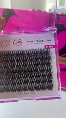 “Veyes Beauty asked, we delivered! Single-length VB Muse lashes in 10, 12, 14mm are here” #veyesbeauty #veyeslashes #vbmuse #clusterlashes #BeautyTok 