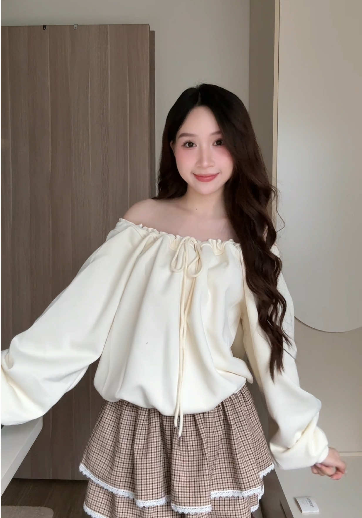 Fan ruộc trễ vai lựa ngay em áo này cho toai#sweater #aosweaternu #aoni2da #xuhuong #videoviral 