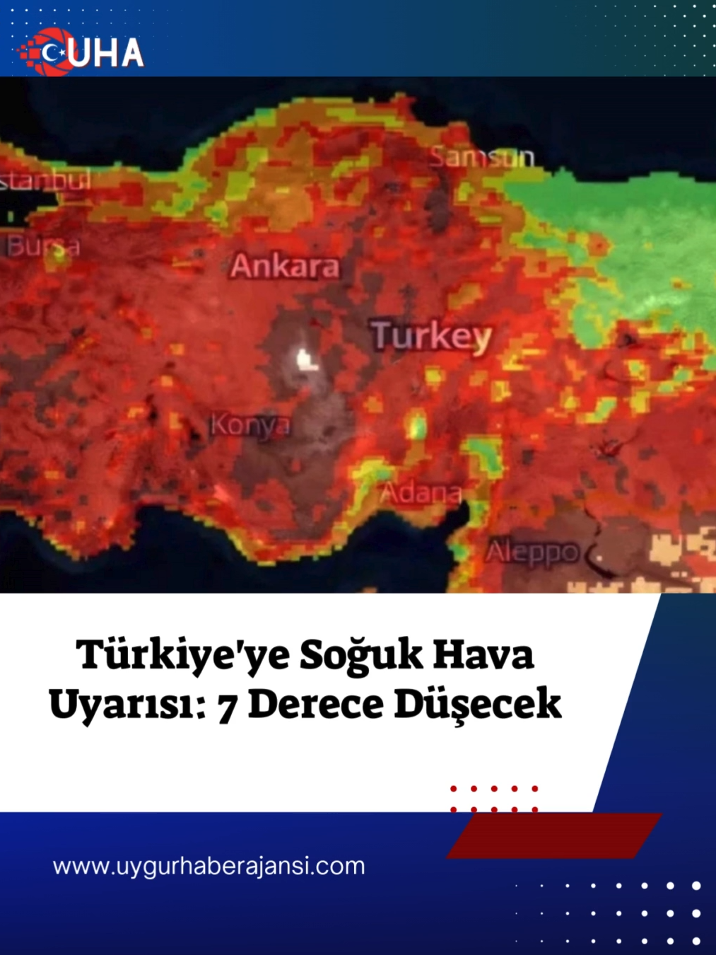 Soğuk Havayı Özleyenlere Müjde! Türkiye'de Sıcaklıklar 7 Derece Düşüyor 🍂🥶 Meteoroloji uzmanı Gökhan Günerler, uzun süredir 27 derecelerde seyreden sıcak havaların artık yerini serinliğe bırakacağını duyurdu! Pazartesi Yağış Başlıyor: Kışlıkları Çıkarın 🌧️🧥 Uzman Günerler'e göre: Sıcaklıklar bugünden itibaren düşmeye başlayacak ve mevsim normallerine inerek 20 derece civarında seyredecek. (Yaklaşık 7 derecelik bir düşüş!) Uzun sürecek bulutlanma ve özellikle Pazartesi gününden itibaren başlayacak yağışlar bekleniyor. Üşümeyi özleyenler için ideal hava geliyor! Kışlık montlarınızı ve yağmurluklarınızı hazırlamayı unutmayın. 😉 #HavaDurumu #SoğukHava #SıcaklıkDüşüşü #Yağış #Meteoroloji #Haber #Gündem #KışGeliyor