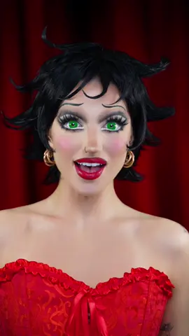 Betty Boop makeup transformation💋❤️ #halloween #makeup #bettyboop #cosplay ib: @Anastasia Shnabel 