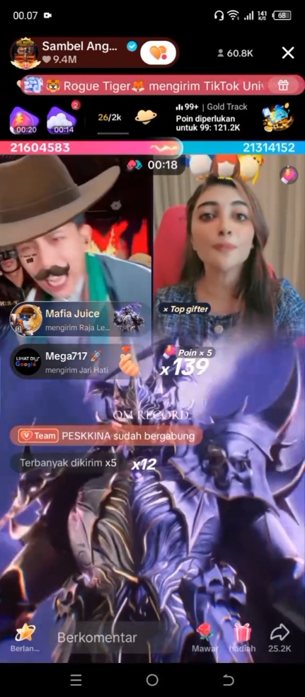 @anggun_supriadi91 🆚 #kpzworld  MPV @oppamiracle @cody47274 @mayoigo1986 @paycall8@darren93663 @11.babe #feronica020 @lararluckym @cino93t @ds..sultanpemurah68 @s5801229  #pageforyou #bigmatch #tiktoklive #omrecord 