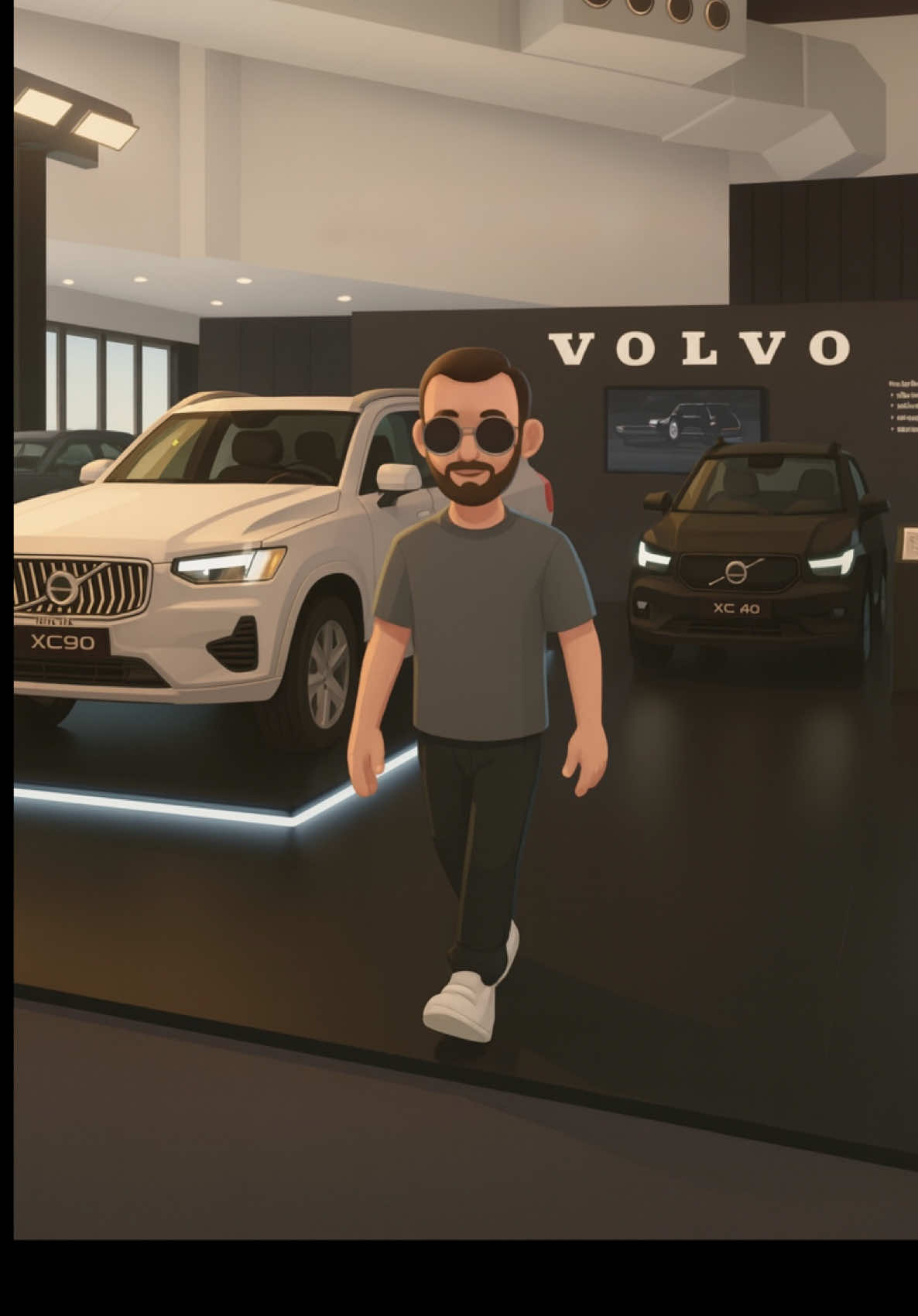 ⁨	فولفو، يعني الأمان والأناقة ✨ #صالة_رقم_٨ #أرض_المعارض #فولفو #volvo #xc90 ⁩