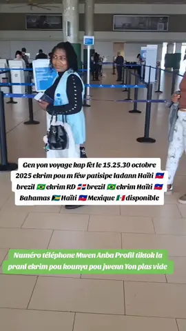 Numéro téléphone Mwen Anba Profil tiktok la pranl ekrim pou aplication canada 🇨🇦