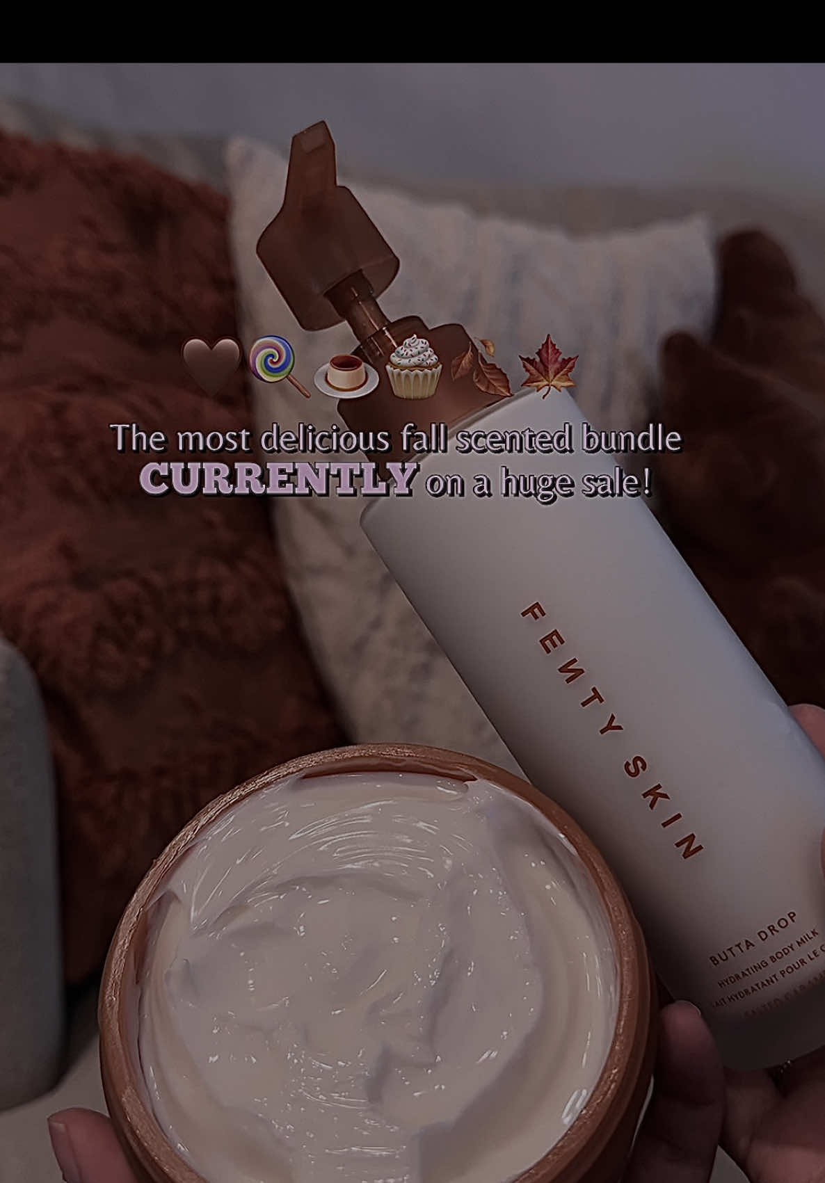 25% OFF for a LIMITED TIME ONLY! 🤎🍮🧁🍂  . . . #fentysuperbrandday #fentybeauty #saltedcaramel #fallbodycare #fentysaltedcaramel  