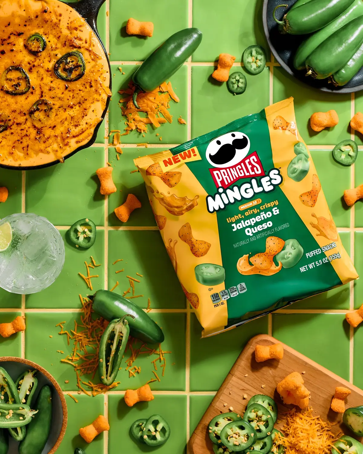 One spicy bite and you’ll understand. NEW Pringles Mingles Jalapeño & Queso available now. 🔥