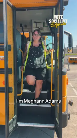 California's being run by billionaires. We need a worker in the driver's seat. 🚌 I’m Meghann Adams, I'm a school bus driver, and I’m the socialist candidate for California State Controller. Join me at my campaign kickoff event on Thursday, October 2nd, 11am on the stops of San Francisco City Hall.  📍RSVP at https://luma.com/u5u5e8vk See you there! #VoteSocialist2026 #CAStateController