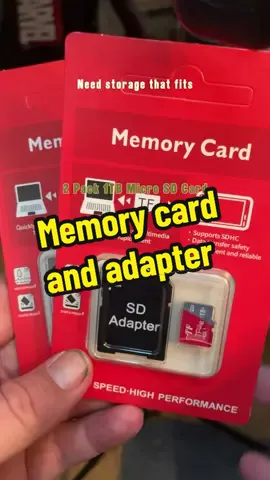 I love the adapter for these memory cards #memorycards #adaptermemorycard #comeswith2 #honestreview #smallcontentcreators 