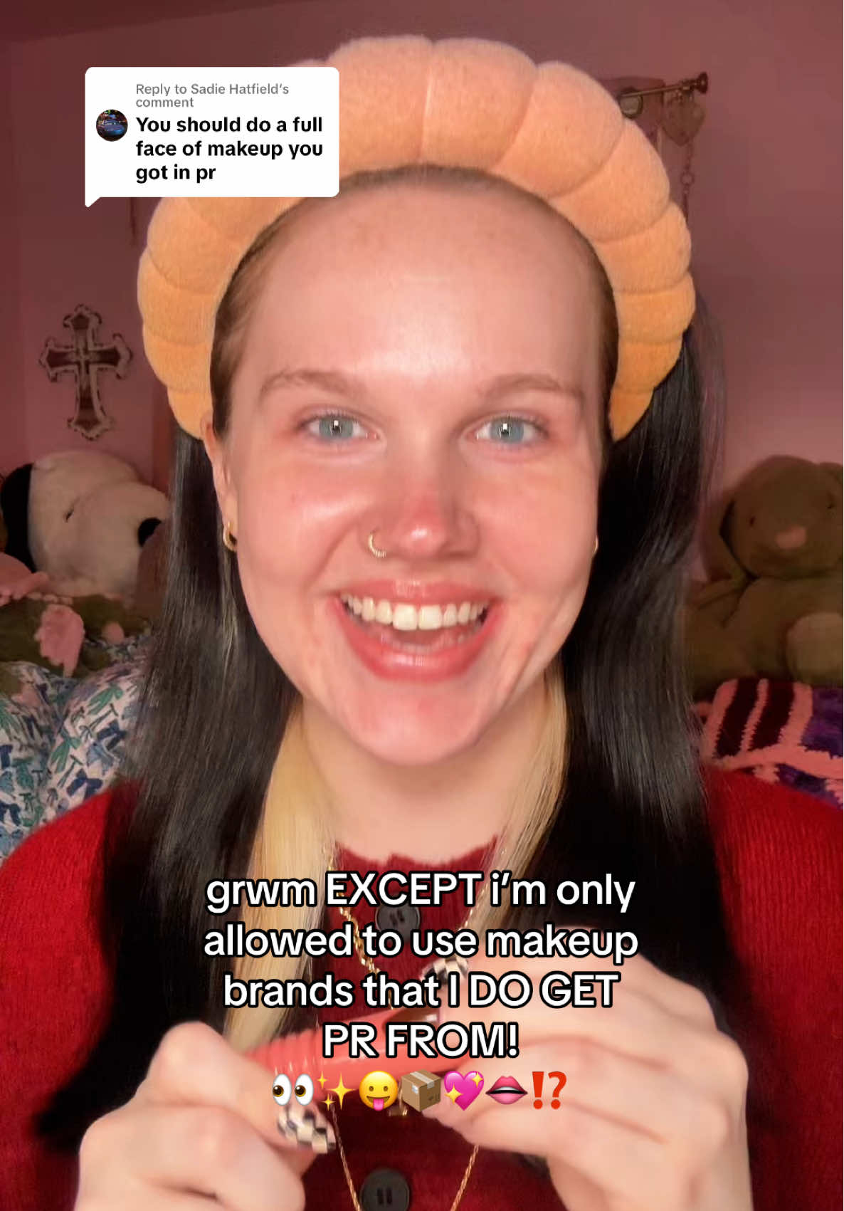 Replying to @Sadie Hatfield i am SO THANKFUL to be on these pr lists! which makeup look did you like better, the no pr makeup look or ALL PR MAKEUP LOOK?!👀✨👄💖⁉️ @cocokind @laneige_us @Bubble Skincare @Tower 28 Beauty @Kulfi Beauty @Versed Skin @DIBSBEAUTY @Rare Beauty @Kosas @Persona Cosmetics @Milani Cosmetics @milkmakeup @Alani Nutrition @ColourPop Cosmetics @LAWLESS Beauty @DanessaMyricksBeauty  #grwm #grwmchallenge #makeup #makeupchallenge #makeupchallenges #makeuppr #makeupbrand #MakeupRoutine #makeuptutorial #makeuprecomendation #chattygrwm #comedy #satire #entertainment #grwmmakeup 