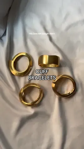 How pretty!?🤩 I love gold tarnished bracelets to accessorize!✨😍 Great quality too.✨ Also comes in regular gold ✨ Obsessed with these bracelets from TikTok Shop! #bracelet #braceletstacks #braclets #jewlery #bangles