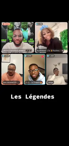 @CROYEZ-EN-VOUS SPAM 2🦅🦅🦅 @Aya-Robert 🦂la 👸Poutine🦂 @Antala le bachelor 🇬🇦 @Larage @Dez.cocrane225 🇨🇮🙏🏿🇫🇷😂  en live  #live #toutlemonde🌍 #pourtoii #viralvideotiktok #pourtoiii 