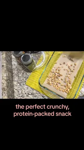 Peanuts + chickpeas + pumpkin seeds + chia seeds + walnuts + maple syrup = the perfect crunchy, protein-packed snack ✨ Bake 30 min at 350° and enjoy ✨ #HealthySnacks #ProteinSnack #EasyRecipes #SnackIdeas #HealthyEating   