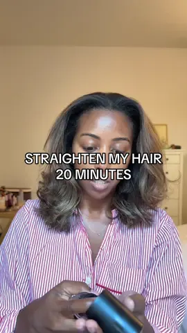 ⏰ get ready with me in 20! @TRESemmé  @Olaplex  #hairtok #straighthair #straighteningcurlyhair #grwmhair #blackhairtiktok 