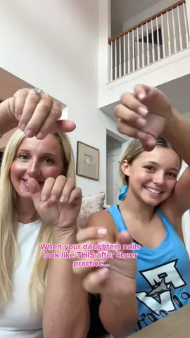 Cheer practice left her nails needing some TLC 😅 so we turned it into a little nail salon moment at home 🏠💅 Loved doing our nails together with ohora — semi-cured gel strips that are quick to apply, real gel shine, and tough enough to survive stunts + pom poms ✨ Now her nails are cute, strong, and cheer-proof! 💕 #ohorapartner #amazon #amazonfinds #ohorausa #momanddaughter 