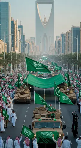Power of the Kingdom 🇸🇦🔥 Saudi National Day Parade#SaudiNationalDay #RIYADH #Viral #saudiarabia🇸🇦  @CINEVIBEAI🇦🇫🇹🇷🇷🇺🇮🇷🇨🇳 
