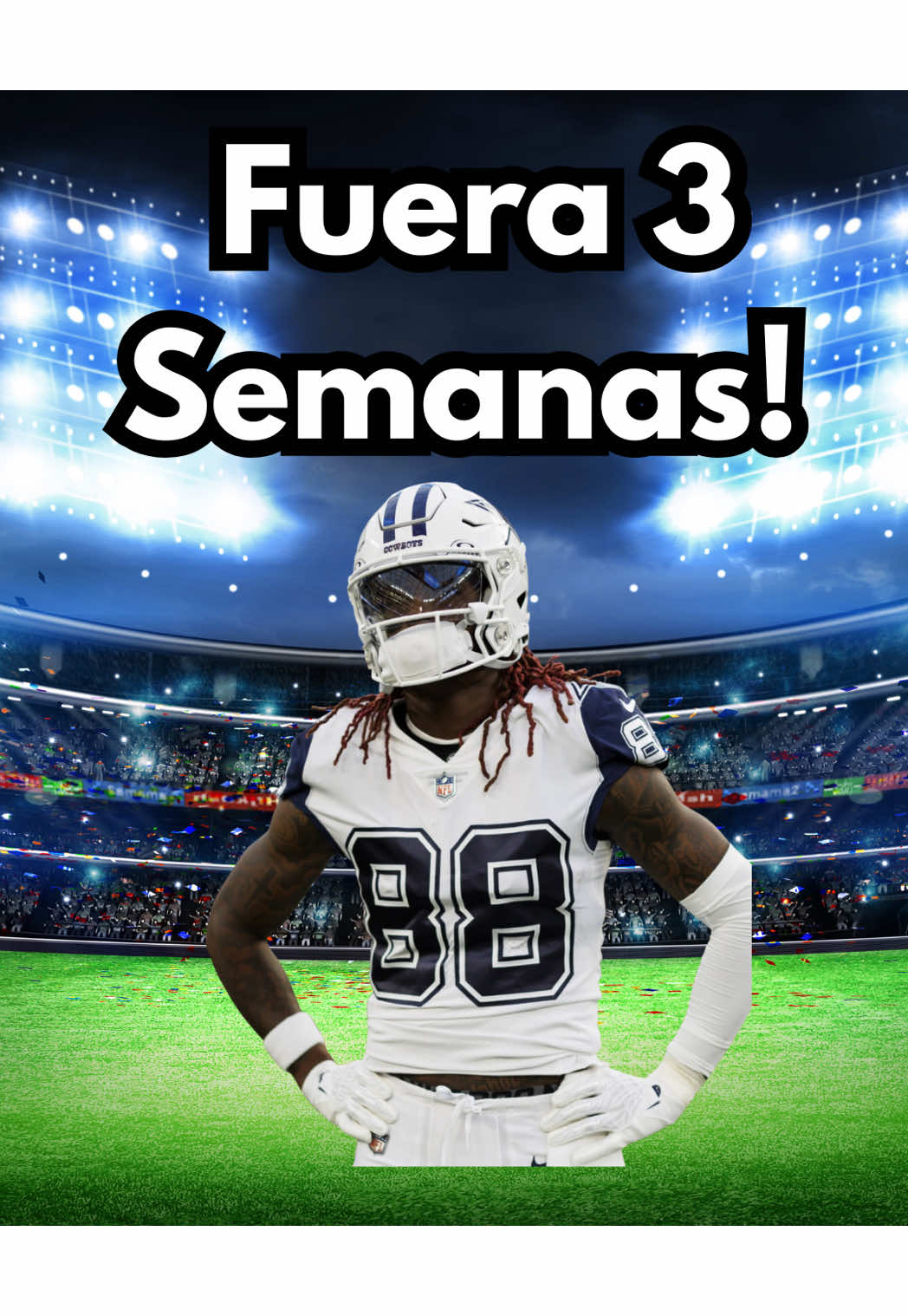 🚨 CeeDee Lamb fuera 3 semanas Ahora los Cowboys necesitan que sus backups den un paso al frente. ¿Quién va a responder? 👀#DallasCowboys #cowboysnation #nflnews #nflfootball @Dallas Cowboys @SomosCowboys @Dallas Cowboys Cheerleaders #CapCut 