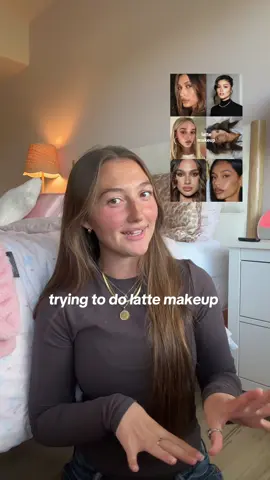 attempting to do latte makeup and i actually LOVE this lmk what you think!! #lattemakeup #makeup #getreadywithme #fallmakeup #makeuptutorial 