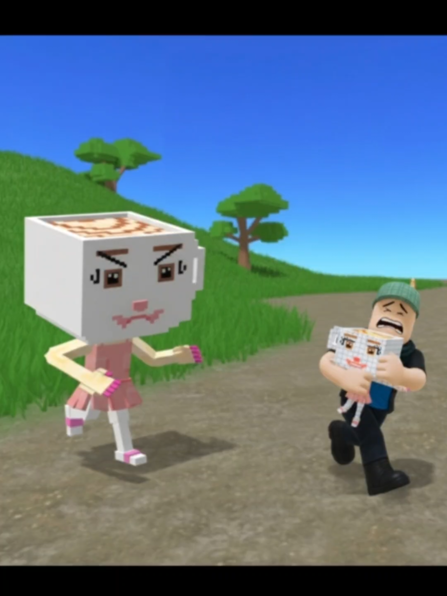 A ballerina cappuccina correu atrás de mim 😱 #brainrot #roblox #jogosmobile #maparoblox 