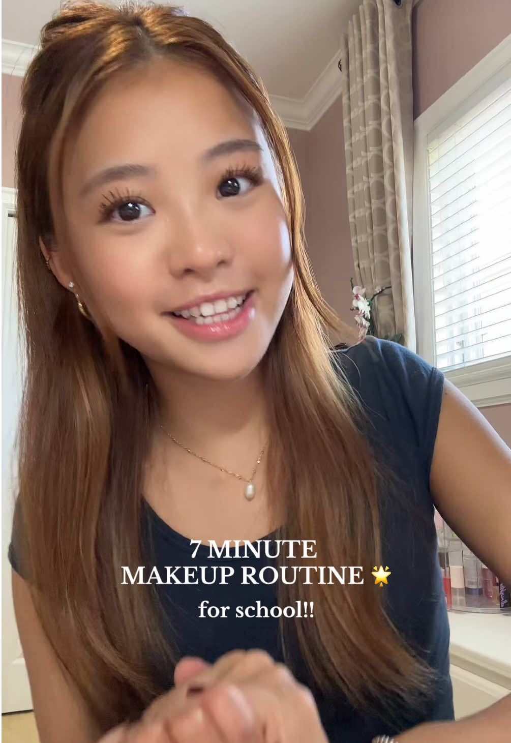 Would’ve actually been done in 5 if I wasn’t filming😇🫶 #grwm #quickgrwm #makeup #MakeupRoutine #lightmakeup #makeuptutorials #makeuptutorial #nomakeupmakeup #grwmstorytime #fyp #grwms #makeuphacks 